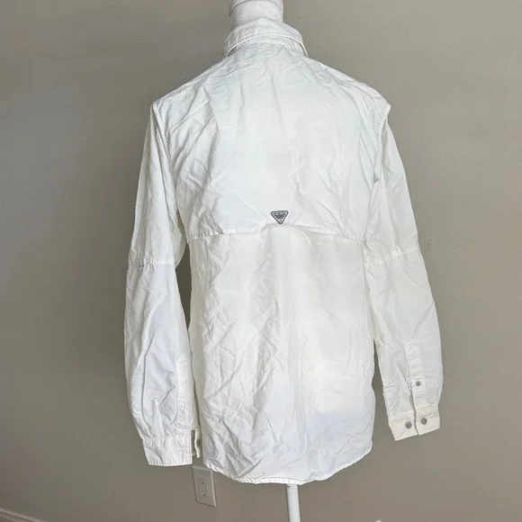 Women’s Columbia Fishing Shirt White Small - Picture 6 of 10